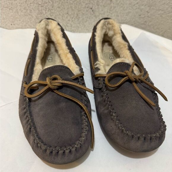 UGG Australia Women Dakota Wool Lined Slippers Brown - Picture 2 of 9